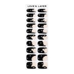 Love'n Layer Night Sky Black Självhäftande nagellack
