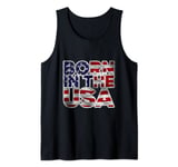 Proud Born In The USA Novelty Graphic Tees & Cool Designs Tank Top
