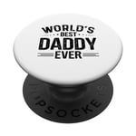 Le meilleur papa du monde pour une fête des pères amusante PopSockets PopGrip Interchangeable