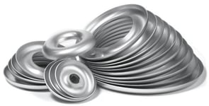 Aanonsen kransekakeringer sett 18 deler - løse ringer i aluminium