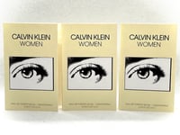 CALVIN KLEIN WOMEN 3 X 1.2ml EDT SAMPLES SPRAY