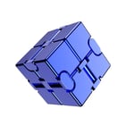 Metall Infinity Cube Anti Stress Aluminiumlegering Lätt att Spela Kontor Flip Cubic Fidget Toy genshin Vuxna Ångest Relief qiyi custom