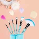 Soft Makeup Brushes Set Multi Color Beauty Best C Blue