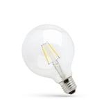 E27 LED Globlampa Klar 8W 2700K 1000 lumen