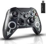 Wireless Controller for Xbox One, Xbox Controller with 2.4GHZ Wireless Adapter
