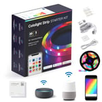 Cololight Led Strip Light , Rgb Colour Changing Led Strip Independent Bright Lamp Beads , Music Sync App Wifi Led Lights , Works With Siri Alexa Google Assistant for Bedroom Party and More Cool Scenes