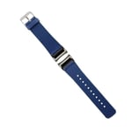 Samsung Gear Fit2 Klockband I Äkta Läder - Mörk Blå