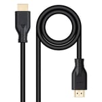 PRENDELUZ HDMI 2.0 Cable Type A Male Connector on Both Ends 4K@60Hz 18Gbps 10m Black Compatible with PS5, PS3, PS4, PC, Projector, 4K UHD TV/HDTV, Xbox