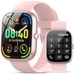 Montre Connectée Femme Homme, 1.91" HD Smartwatch avec Appels Bluetooth, 110+ Sportifs, Montre Intelligente Sport Etanche IP68 Podometre/Cardiofrequencemetre/Moniteur de Sommeil pour Android iOS
