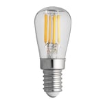 Unison - LED E14 päron 3,3W 2700K dimbar - Ljuskälla - Transparent