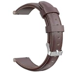 24 Mm Klockarmband I Äkta Läder Som Ersättning För Suunto 9, D5i Och D5 Brown