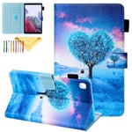 Case for Samsung Galaxy Tab A7 Lite 2021 8.7 inch, Uliking Slim Lightweight Protective Cover for Galaxy Tab A7 Lite Tablet Case SM-T220 T225 with Multi-Angle Stand & Pen Holder, Love Tree