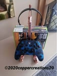 Handmade copper pipe Games controller & headset holder for Xbox PlayStation 