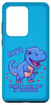 Galaxy S20 Ultra Rawr Means I Love You In Dinosaur with Big Blue Dinosaur Case