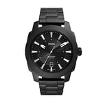 Fossil Men Analog Quartz Watch with Stainless Steel Strap FS5971