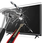 LEYF Économiseur d'écran TV 127 (50 pouces) - Suspendu et fixe - Protection contre les dommages TV - Film TV pour LCD, LED, 4K OLED et QLED HDTV Protection d'écran pour TV