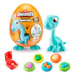 Smashers Junior Dino Dig Large Egg, Brontosaur, by ZURU 25+ Surprises, Dinosaur Preschool Toys, Build Construct Sensory Play For Kids 18 months - 3 years (Brontosaur)