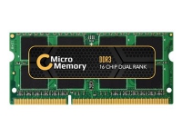 CoreParts - DDR3 - modul - 8 GB - SO DIMM 204-pin - 1600 MHz / PC3-12800 - 1.5 V - ikke-bufret - ikke-ECC - for Lenovo ThinkPad Edge E531 ThinkPad L460 L540 L560 T450 T450s T460 T550 T560 W550s