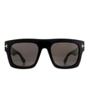 Tom Ford Mens Square Sunglasses - Black, Size: 53x20x145mm - Size 53x20x145mm