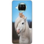 Xiaomi Mi 10T Lite 5G Gjennomsiktig Telefondeksel Katt och Häst