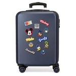 Disney Have a good day Mickey Blue Cabin Suitcase 37 x 55 x 20 cm Rigid ABS Combination Lock 34 Litre 2.6 kg 4 Double Wheels Hand Luggage