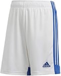 adidas Kids' Tastigo 19 Shorts, white/Team royal blue, 140