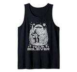 Bigfoot Play Guitar with Alien And UFO, Player Music Guitar Tank Top