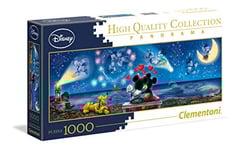 Clementoni - 39449 - Disney Panorama Collection - Mickey e Minnie - 1000 Pièces Multicolore