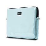 b-Kover 15-15.6 Inch Laptop Sleeve Protective Waterproof Padded Laptop Sleeve Case Cover with Shoulder Strap for MacBook Pro 15/Acer/DELL/HP/Lenovo/(Sky Blue)