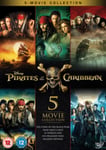 - Pirates Of The Caribbean: 5-Movie Collection DVD