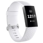 Fitbit Charge 3 Classic Silicone Strap White