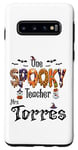 Galaxy S10 Women One Spooky Teacher Mrs Torres Teacher Outfit Halloween Case
