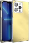 CASE-MATE BLOX Coque pour iPhone 14 Pro Max – Doré âge [Protection Contre Les Chutes de 3 m] [Compatible avec MagSafe] Coque magnétique avec Bords carrés pour iPhone 14 Pro Max 6,7", Anti-Rayures,