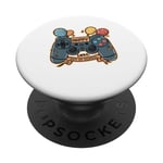 happy last day of school funny gamer video game lover 2024 PopSockets PopGrip Interchangeable