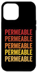 Coque pour iPhone 12 Pro Max Définition perméable, perméable à l'air