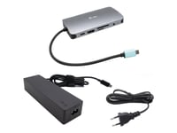 I-Tec Nano Dock - Dockningsstation - Usb-C / Thunderbolt 3 - Hdmi, Vga - 1Gbe - 100 Watt