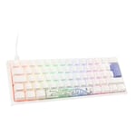 Clavier gaming - DUCKY - One 2 Pro Mini White Edition - Rétroéclairage RGB - Mécanique - Compact