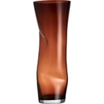 Orrefors Squeeze Vase 50 cm, Sunset Brown Brun Glass