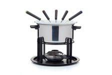 KitchenCraft Deluxe Chocolate/Cheese Fondue Set with 6 forks Perfect Gift