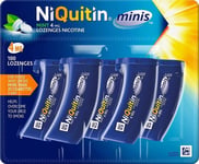 NiQuitin Minis Mint 4 mg Lozenges - Smoking Craving Relief - x120 (2022)