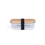 Livoo - Lunch box MEN385L - 1040ml, verre borosilicate, couvercle hermétique, four/micro-onde