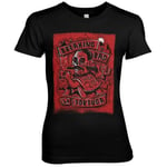 Hybris La Tortuga - Hola Death Girly Tee (S,Black)