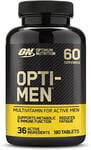 Optimum Nutrition Opti-Men 180 Tablets | Vitamins & Minerals For Active Men