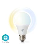 SmartLife LED-Lampor | Wi-Fi | E27 | 806 lm | 9 W | Varm till cool vit | 2700 - 6500 K | Android / IOS | Glödlampa | 1 st.