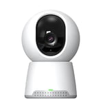 Logicom Home Cammy 360°, Caméra de Surveillance HD 1080p, Home Security, Connectée WiFi, Détection de Mouvement, Vision Nocturne Infrarouge, Scan 360°, Programmable à Distance avec Appli, Blanc