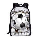 CSXM Pencil case School Bag Fire Foot Ball Soccer Basketball Prints 3Set School Bag S Children Men Backpack School Kids Bag For Teen Student Boys
