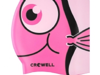 Crowell Barn badmössa i silikon Crowell Nemo Jr rosa