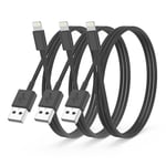 3x Apple MFi Certified iPhone Charger Fast Charging Cable Lead for iPhone 13 12