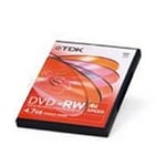 TDK DVD-RW 4.7 GB – Pack of 1