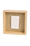 Baby Art Pure Box Kit Empreintes bébé avec cadre en bois de Pin, Idée cadeau naissance, couleur bois